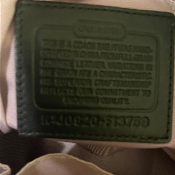 Coach Black Leather Shoulder Bag with Coach charm - Picture 5 of 12